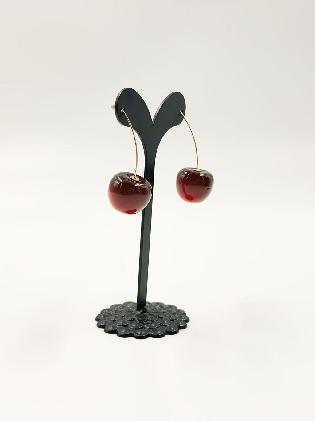 Cherry Pop Minimalist Drop Earrings