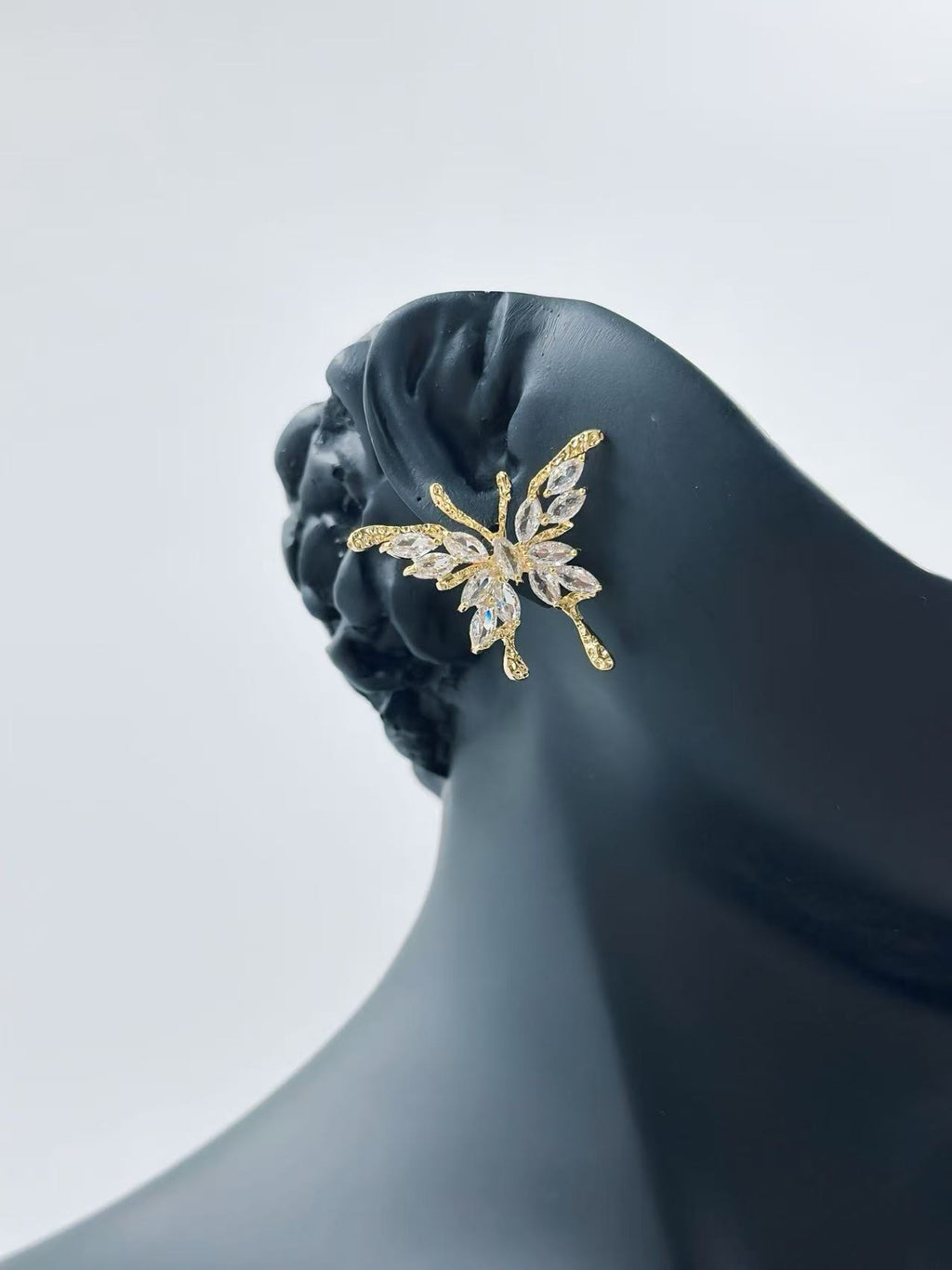 Gold Butterfly Earrings