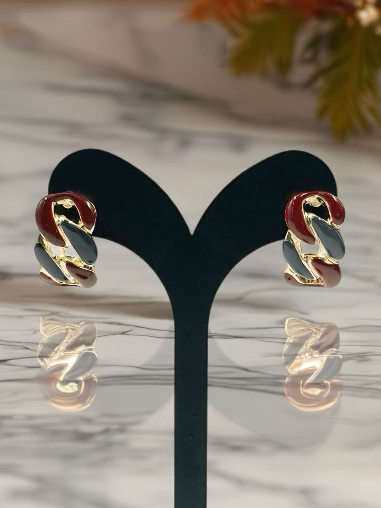 Bold Twist Earrings