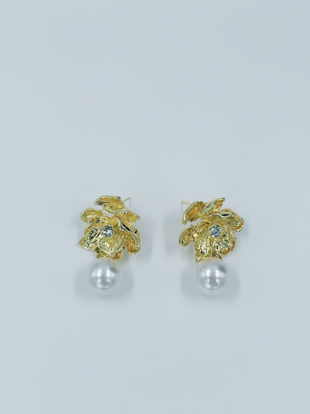Vintage Floral Drop Earrings