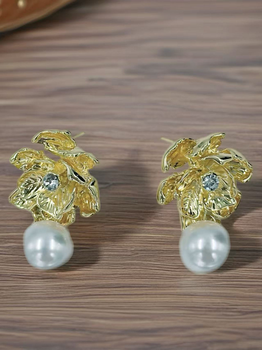 Vintage Floral Drop Earrings