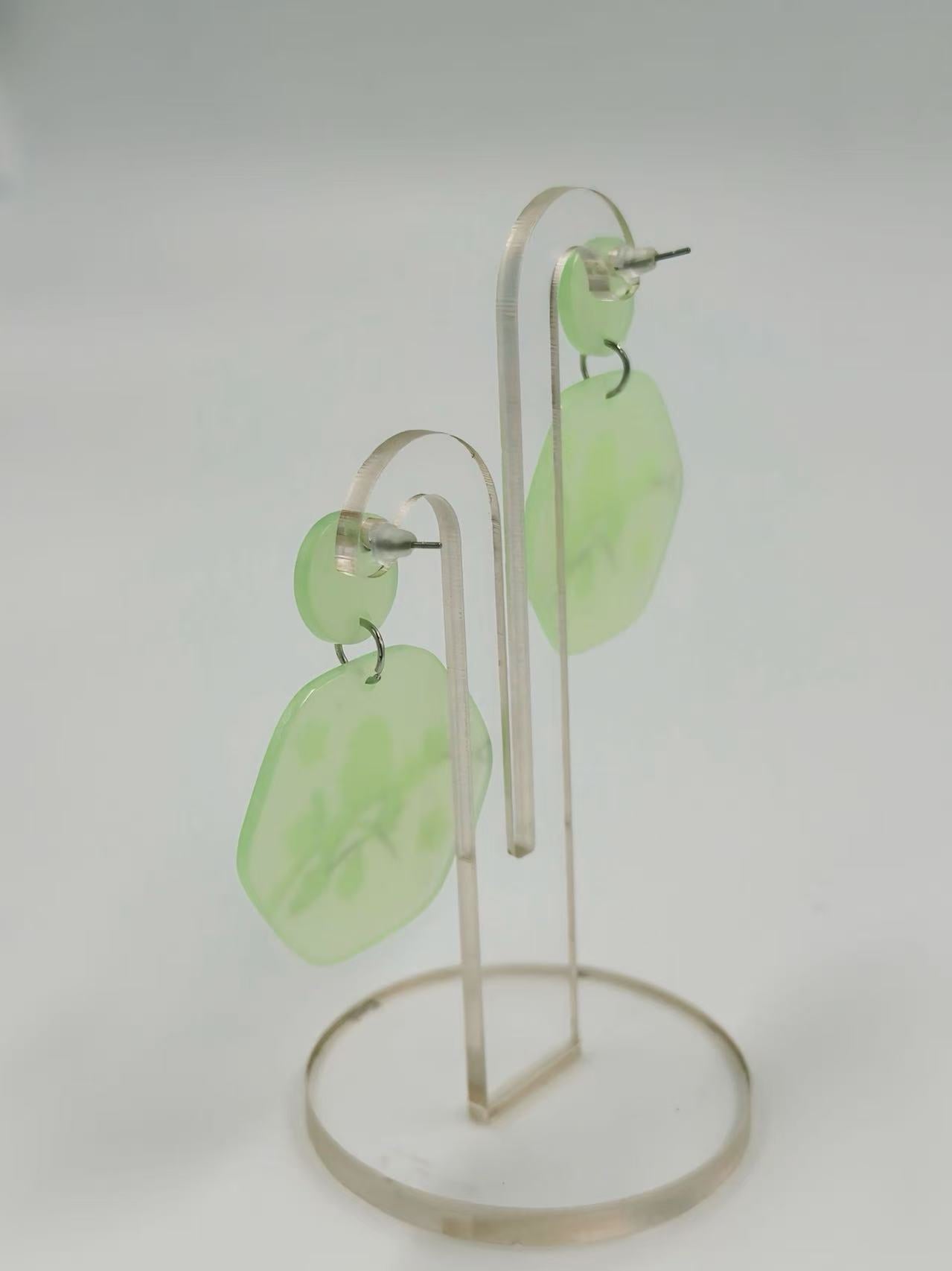 Pastel Songbird Floral Earrings