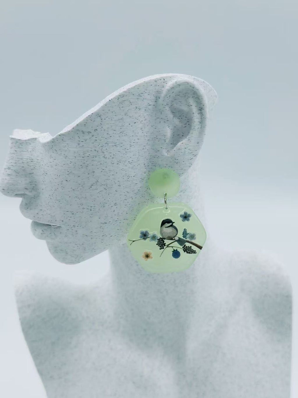Pastel Songbird Floral Earrings