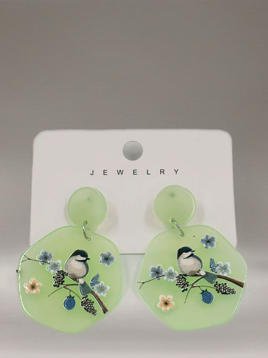 Pastel Songbird Floral Earrings