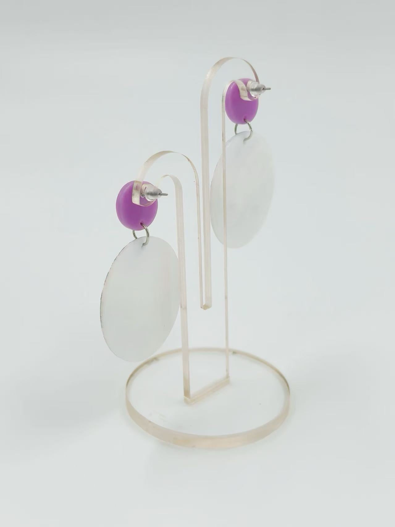 Violet Garden Art-Inspired Earrings