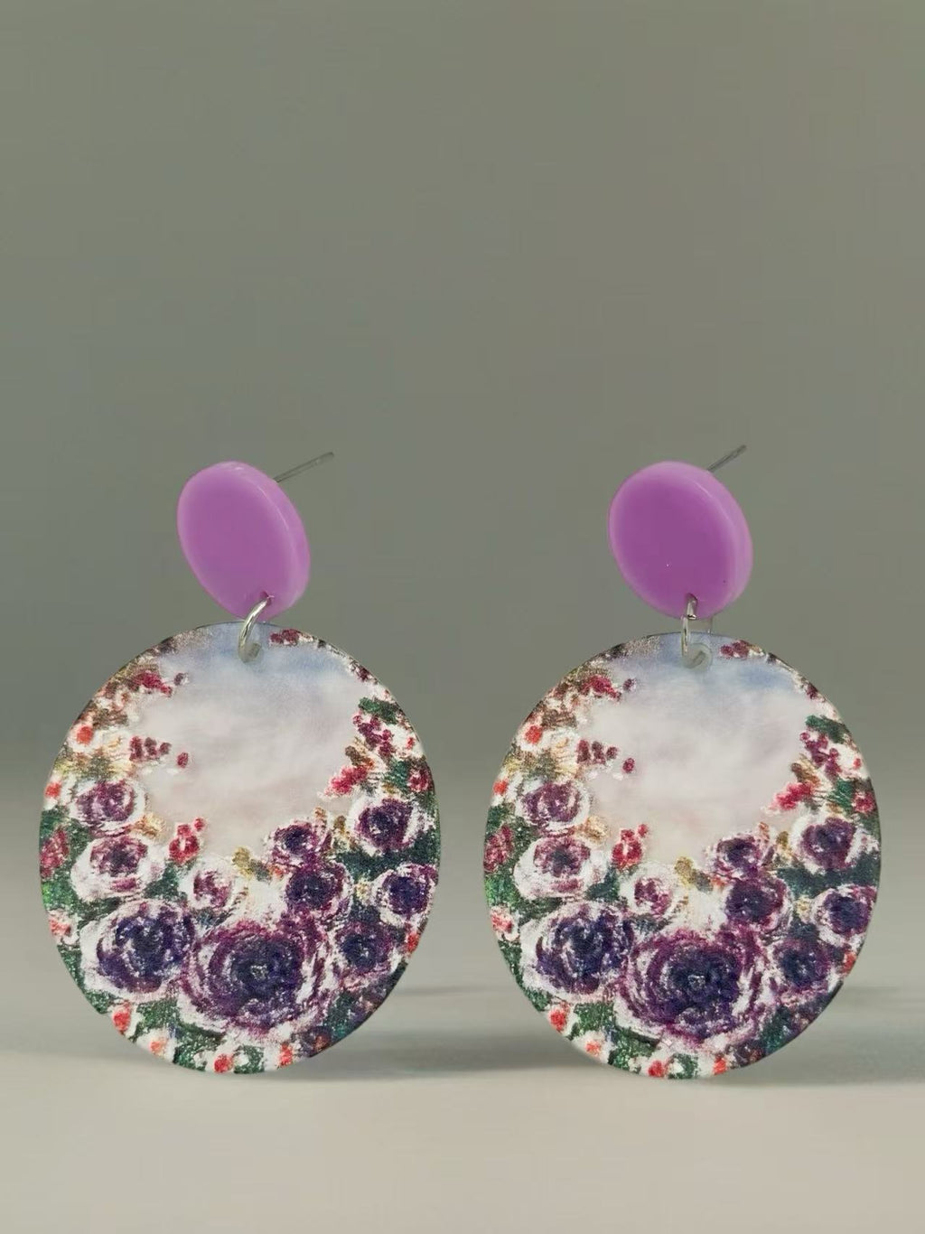 Violet Garden Art-Inspired Earrings