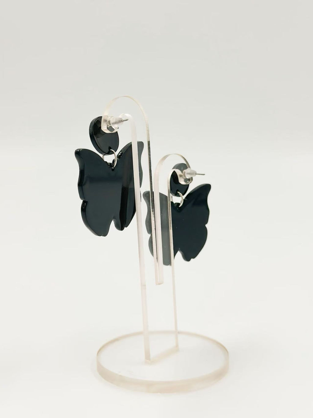 Crimson Monarch Butterfly Statement Earrings