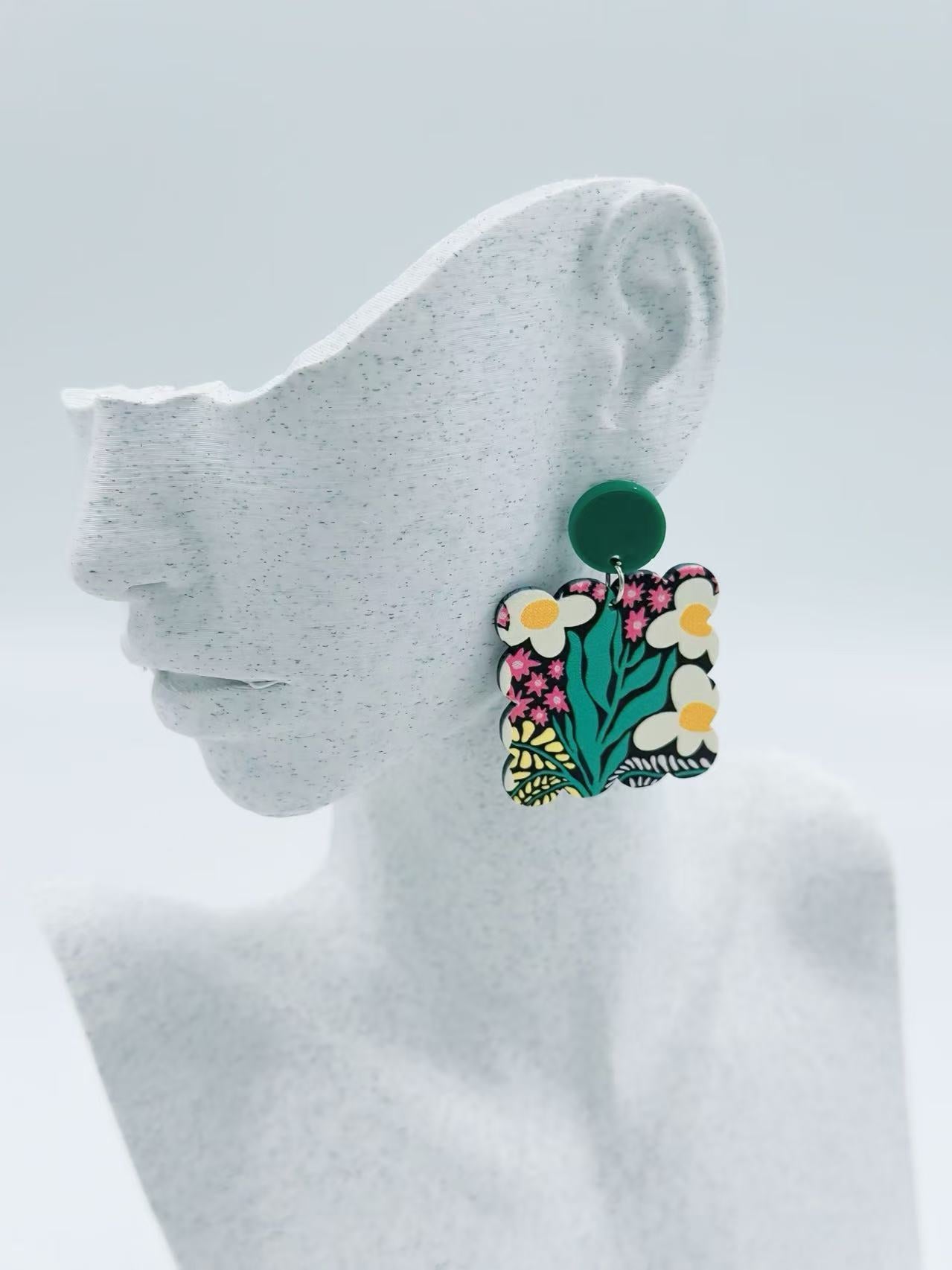 Whimsical Garden Bloom Earrings