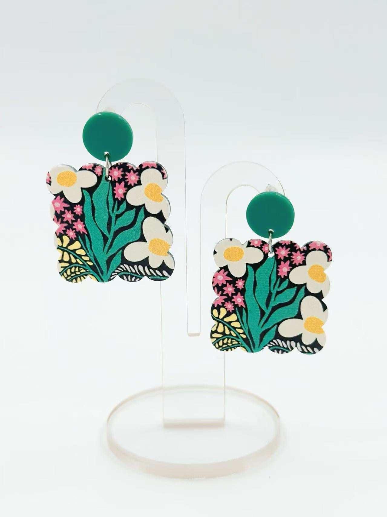 Whimsical Garden Bloom Earrings