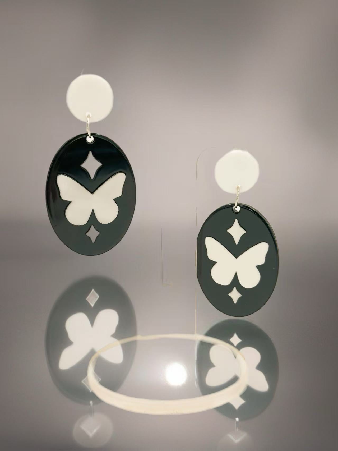 Butterfly Silhouette Earrings