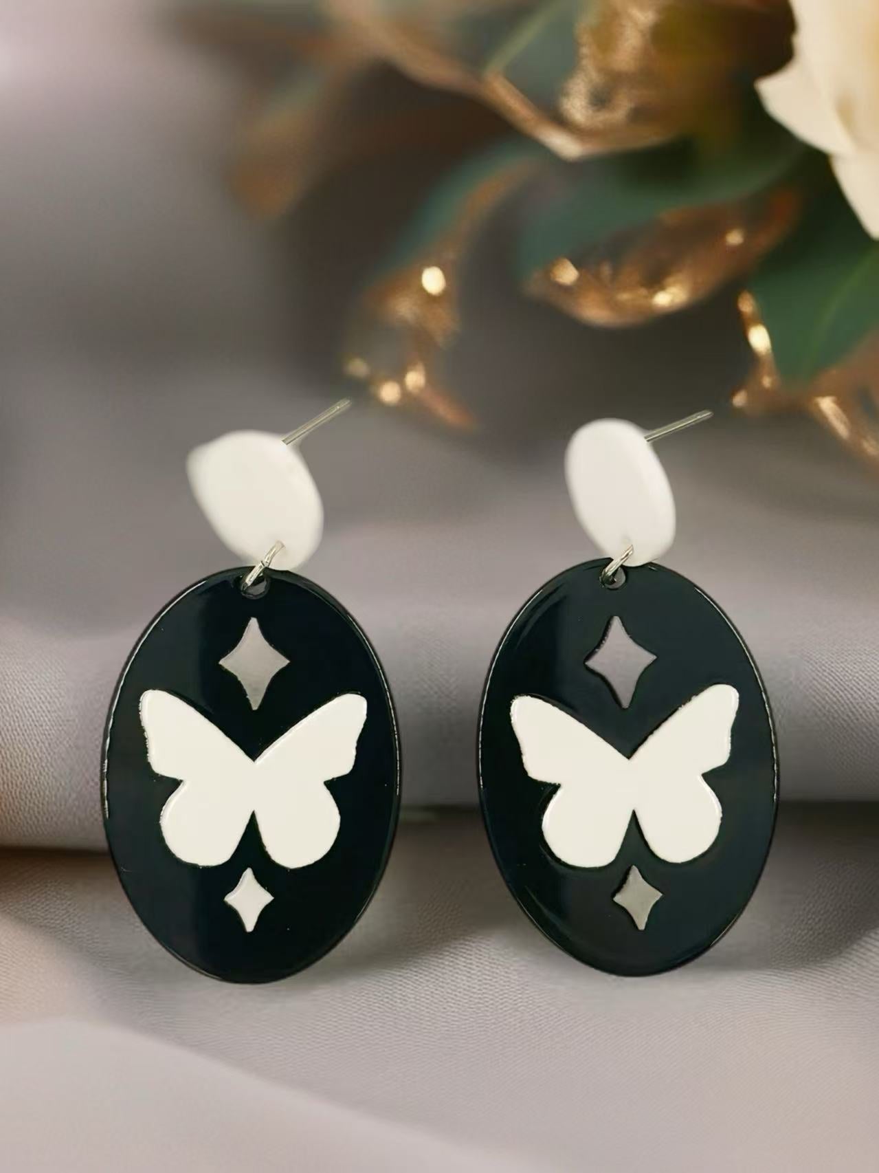 Butterfly Silhouette Earrings