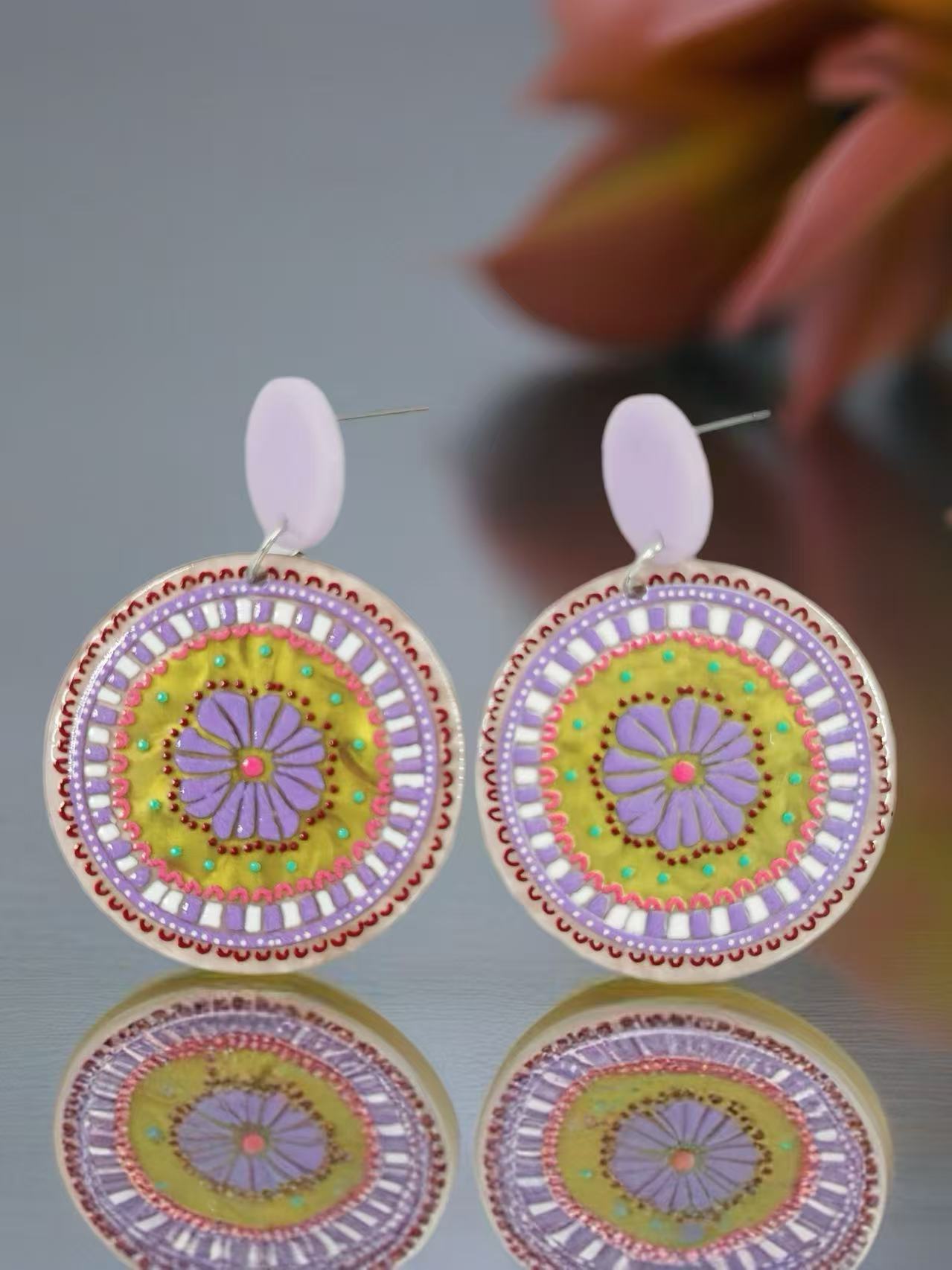 Boho Mandala Bloom Earrings