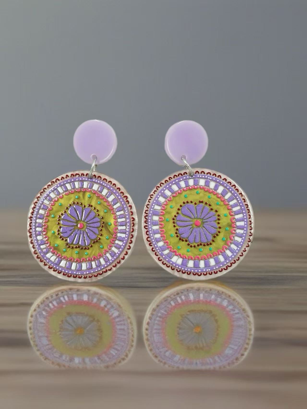 Boho Mandala Bloom Earrings