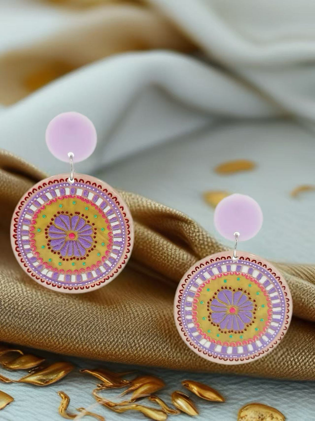 Boho Mandala Bloom Earrings