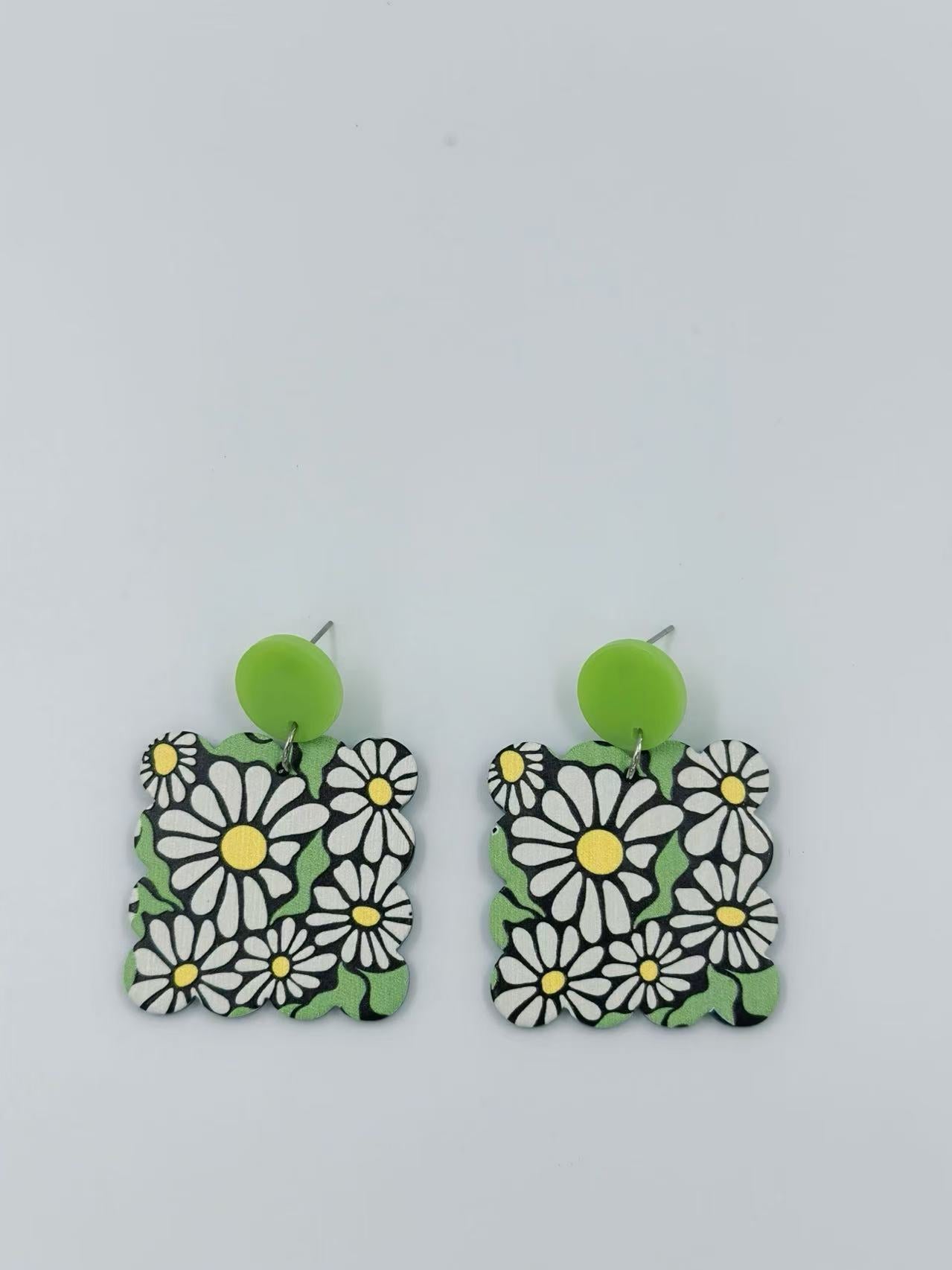 Sunny Daisy Meadow Earrings