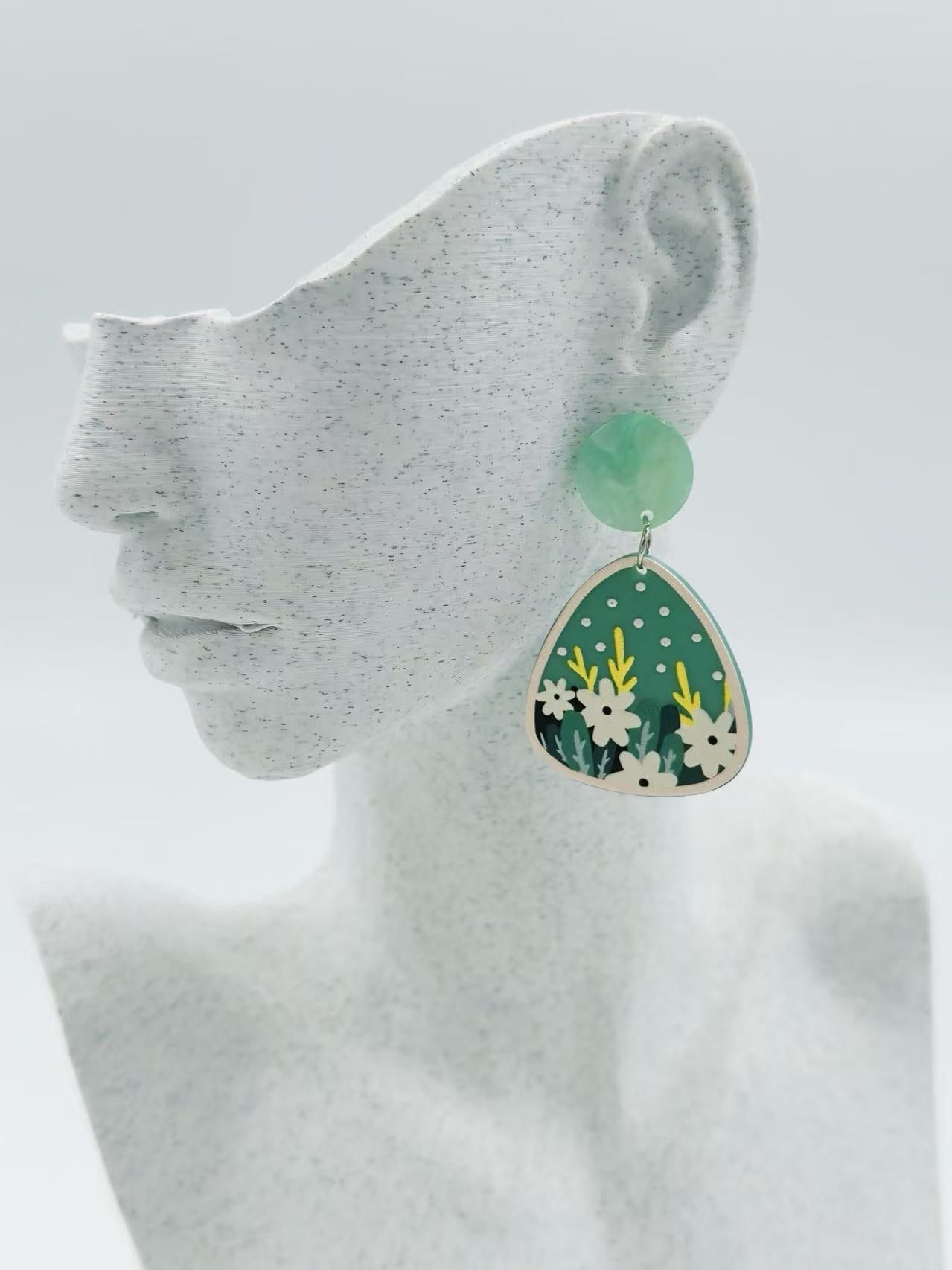 Botanical Bloom Stud Earrings