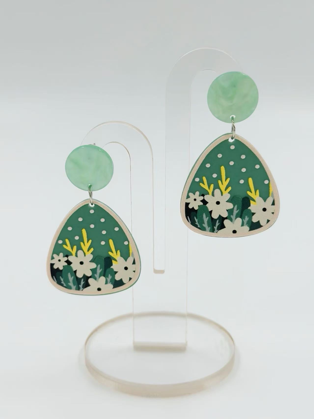 Botanical Bloom Stud Earrings