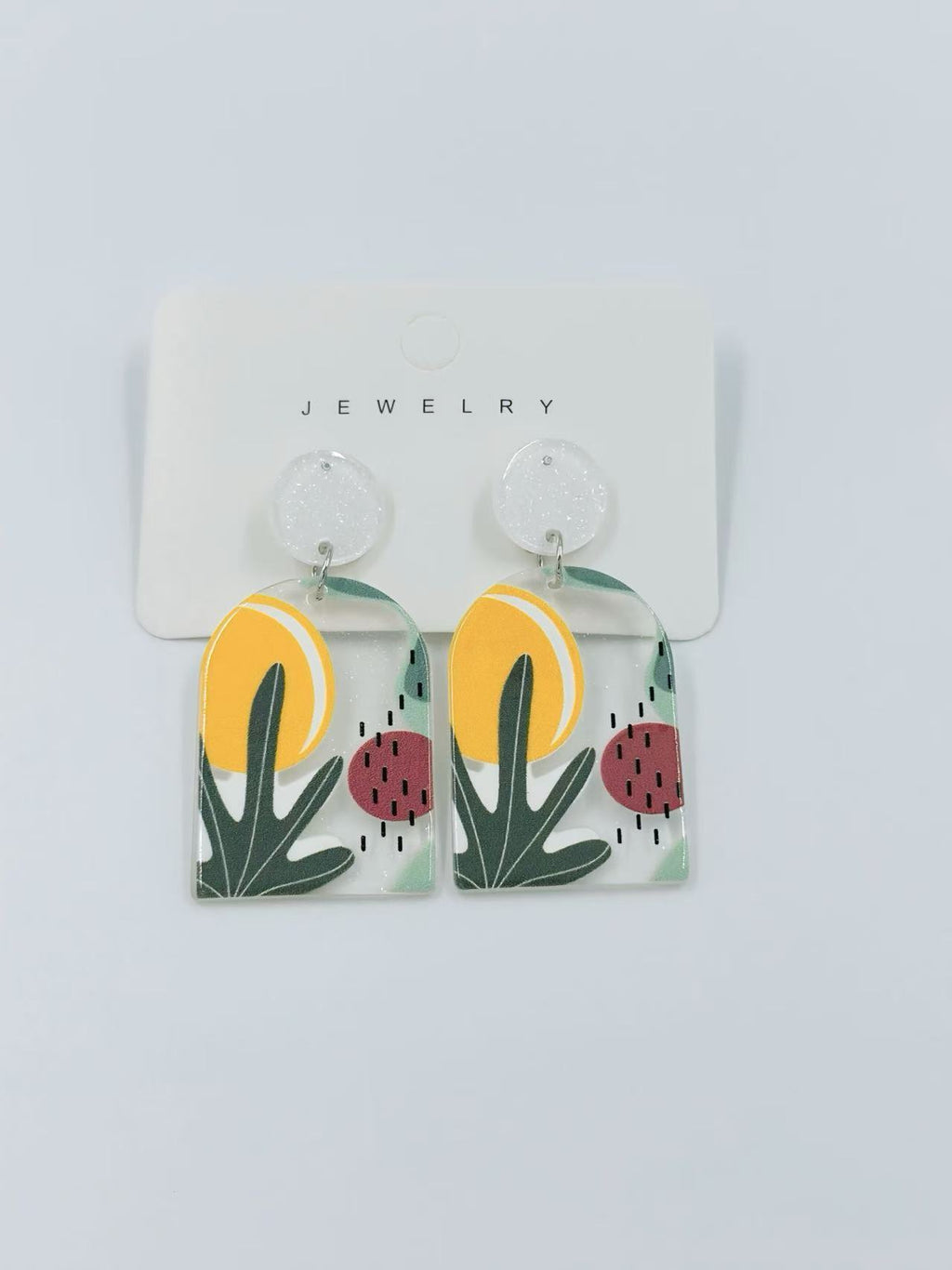 Sun & Figs Abstract Stud Earrings