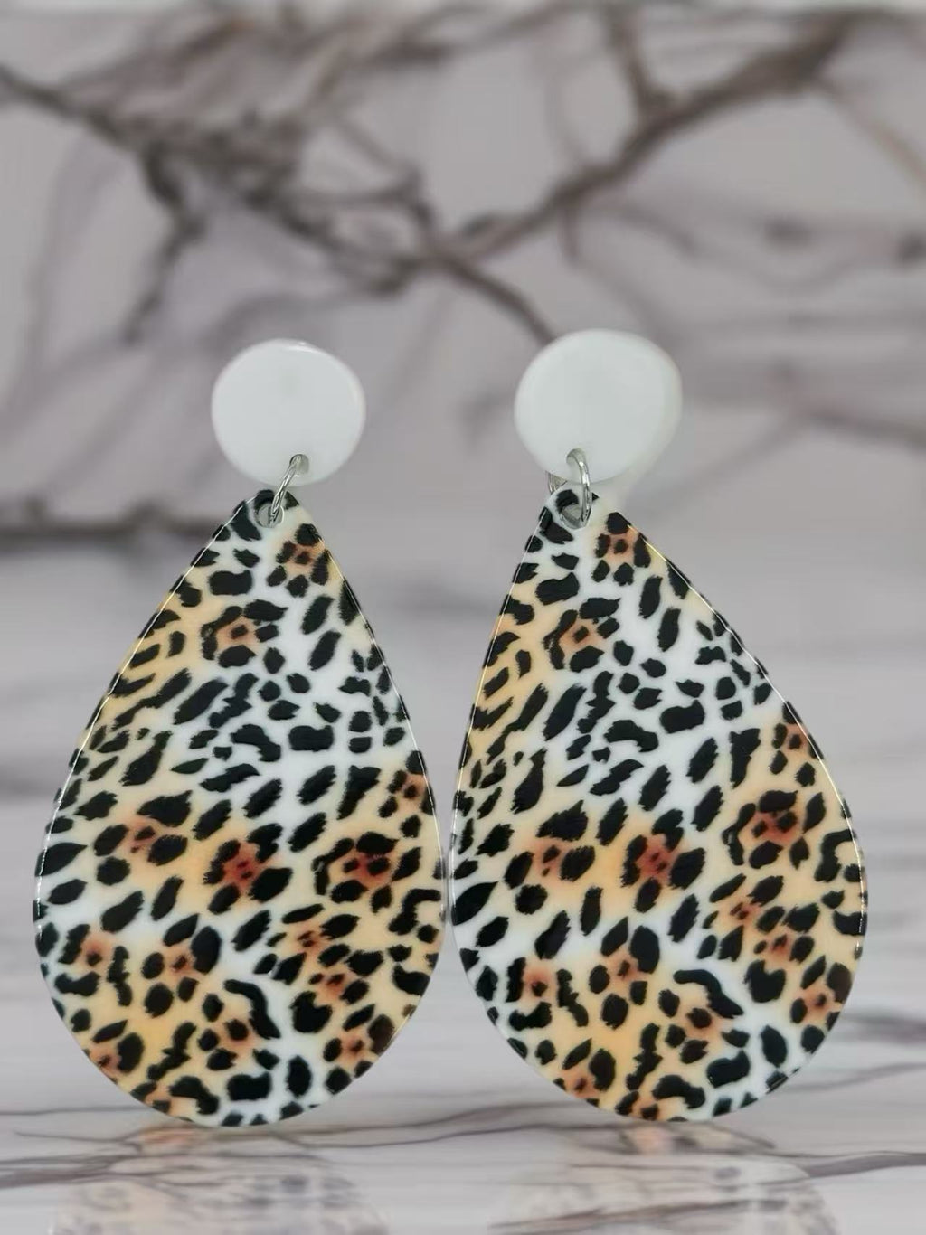 Wild Spirit Leopard Print Stud Earrings