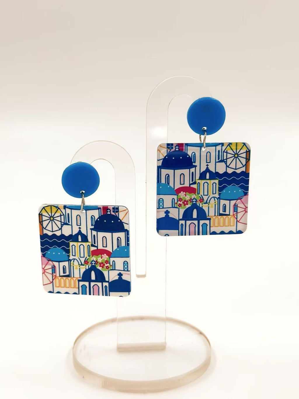 Santorini Dreams Statement Earrings