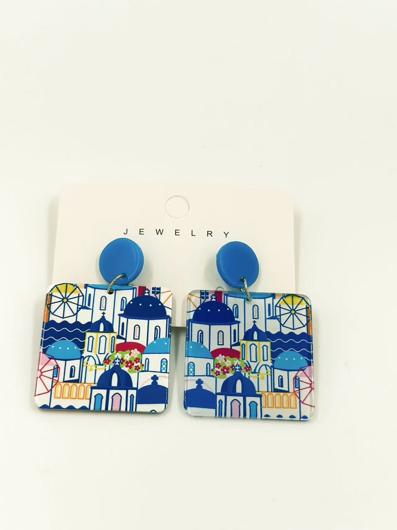 Santorini Dreams Statement Earrings