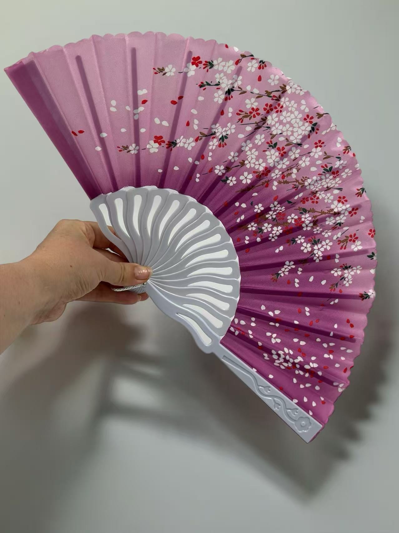 Elegant Floral Hand Fans – Assorted Colors and Designs