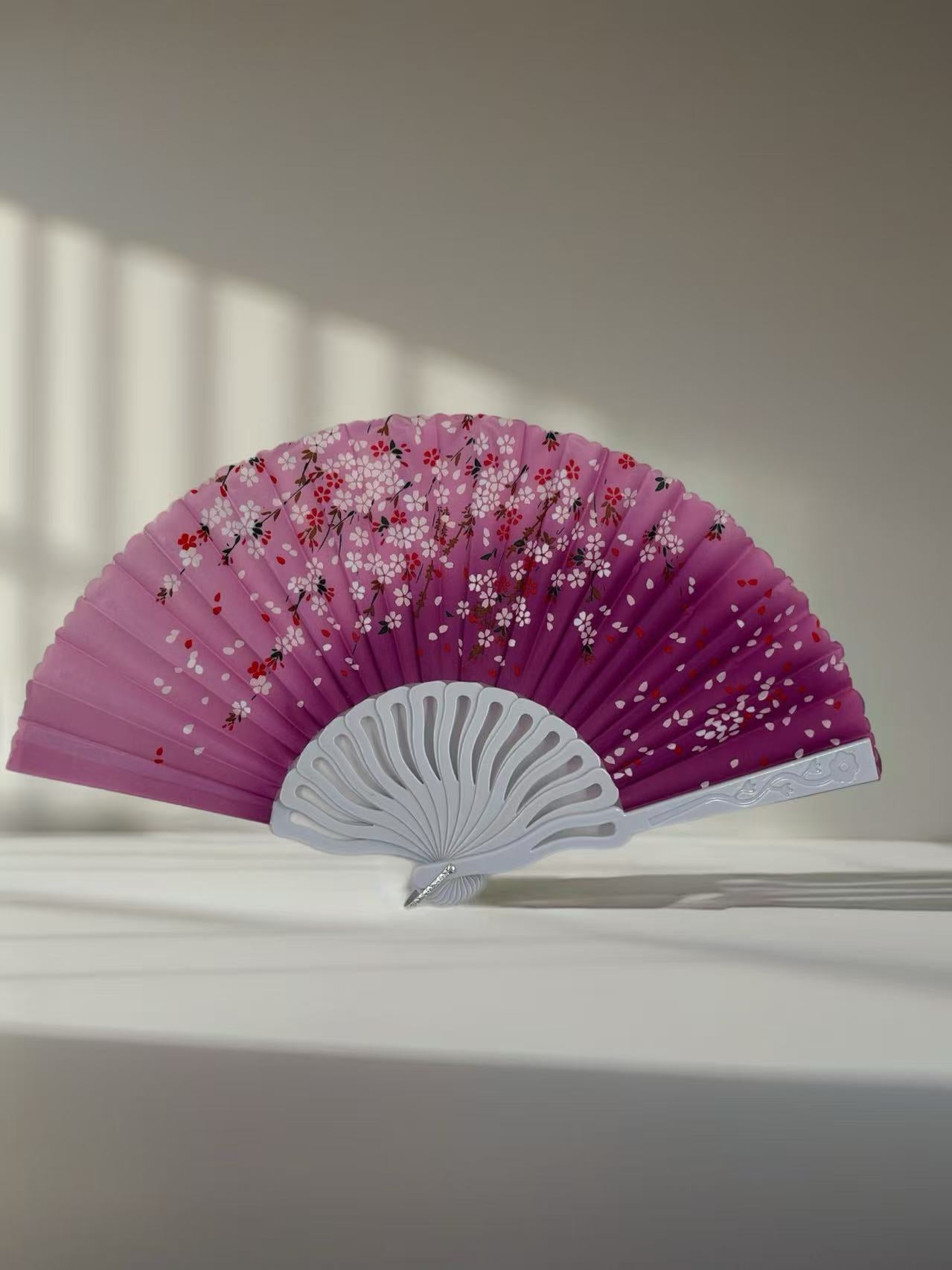 Elegant Floral Hand Fans – Assorted Colors and Designs