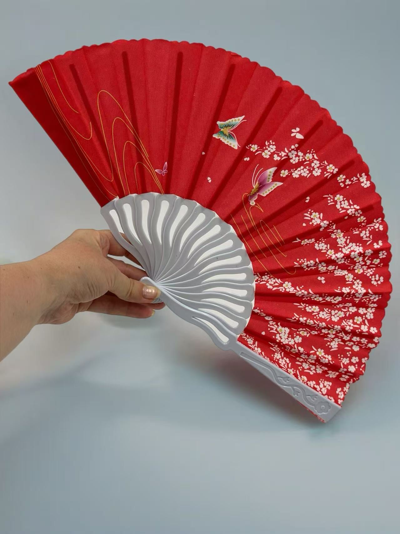 Elegant Floral Hand Fans – Assorted Colors and Designs