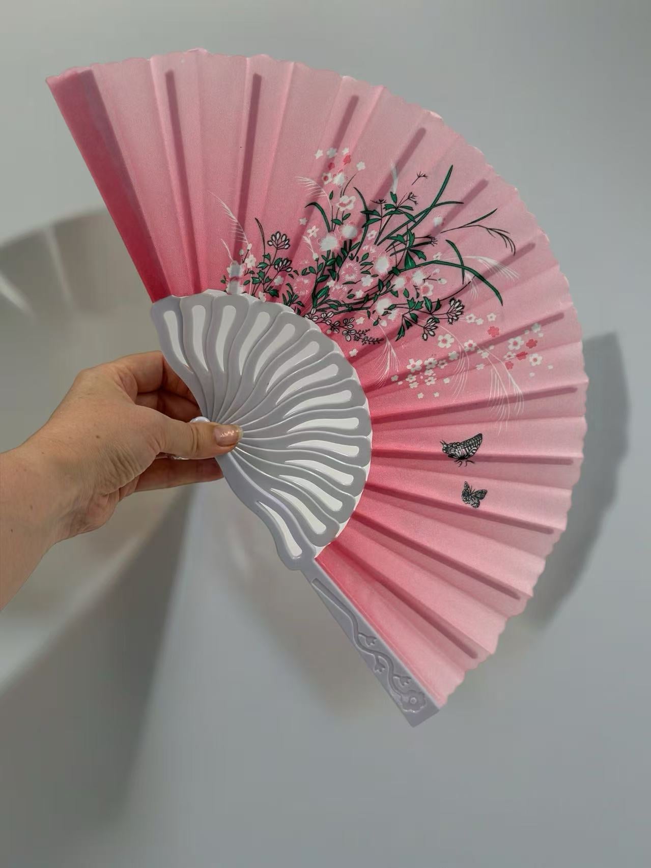 Elegant Floral Hand Fans – Assorted Colors and Designs