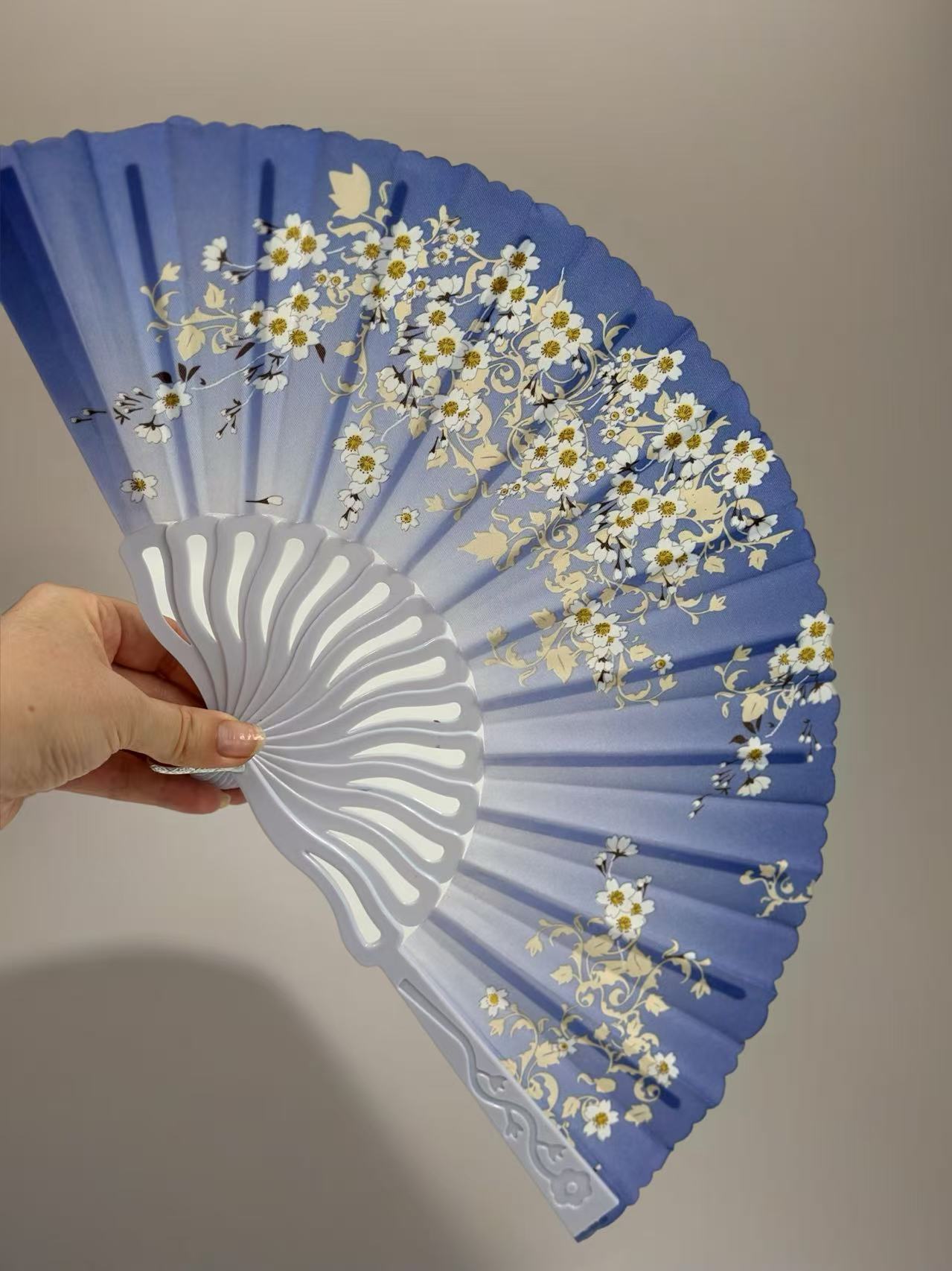 Elegant Floral Hand Fans – Assorted Colors and Designs