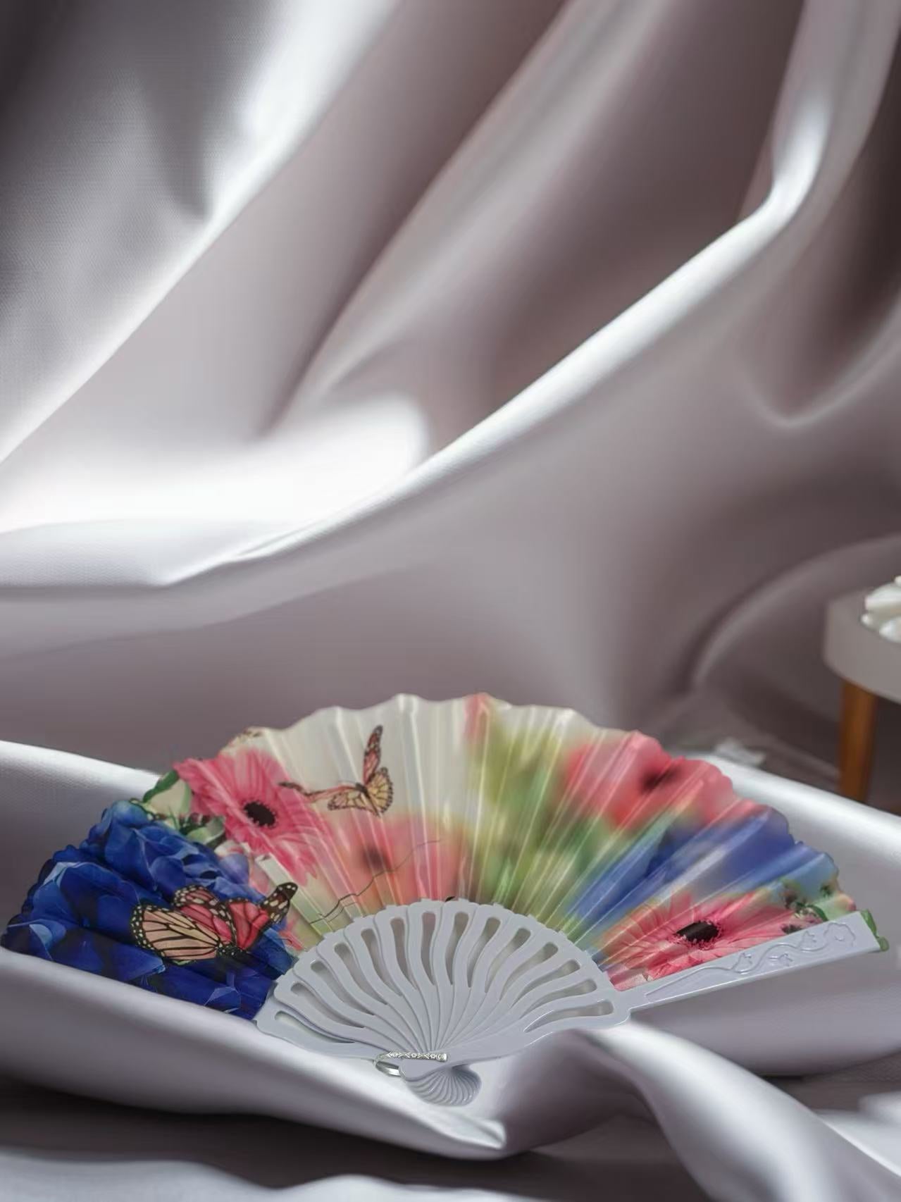 Scenic Nature and Floral Hand Fans