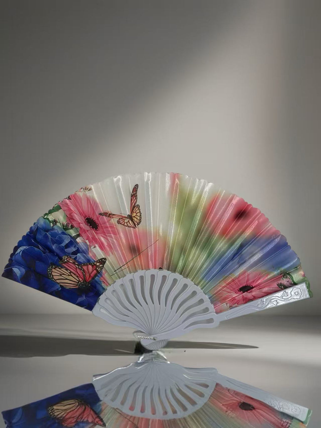 Scenic Nature and Floral Hand Fans