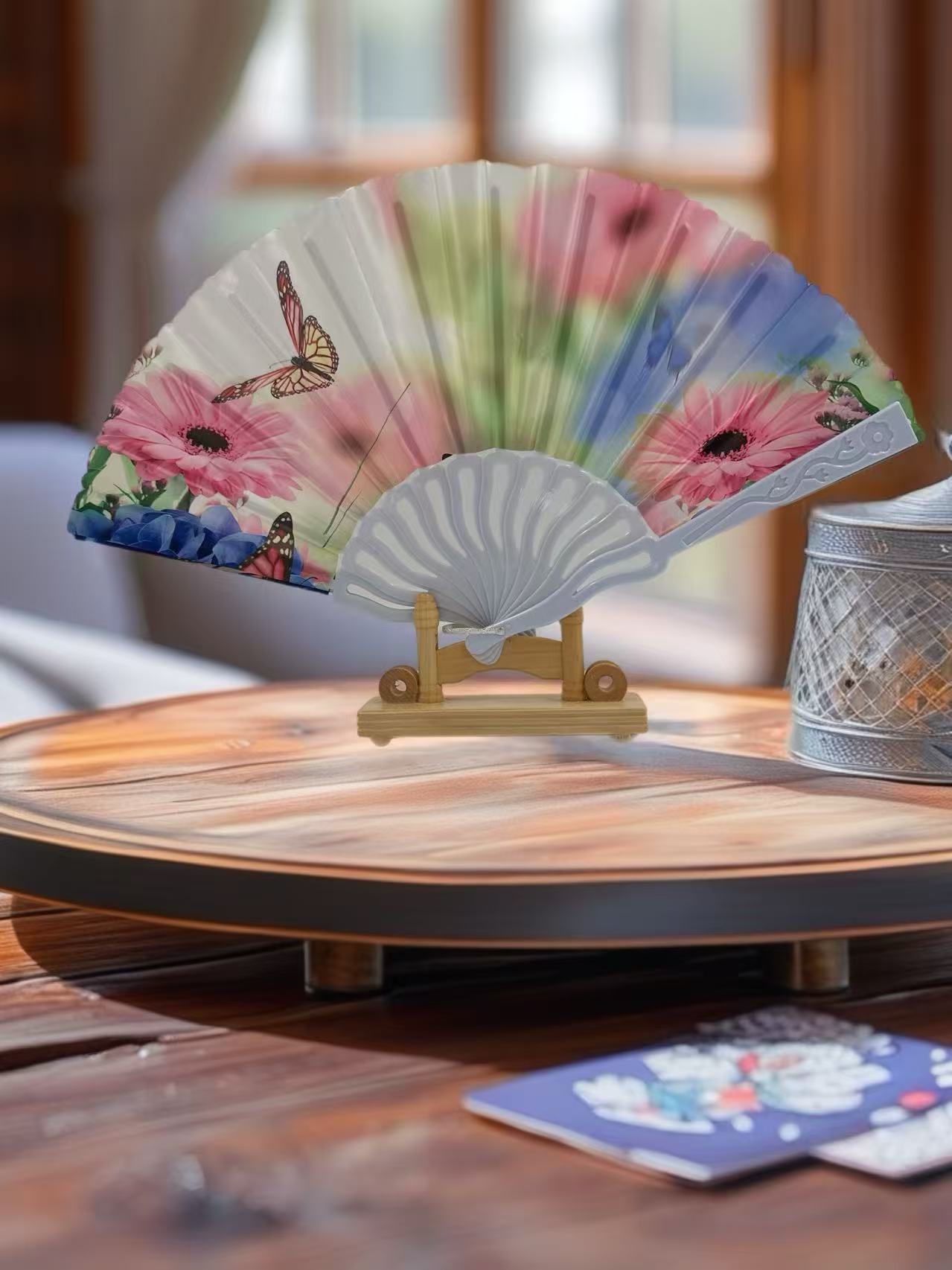 Scenic Nature and Floral Hand Fans