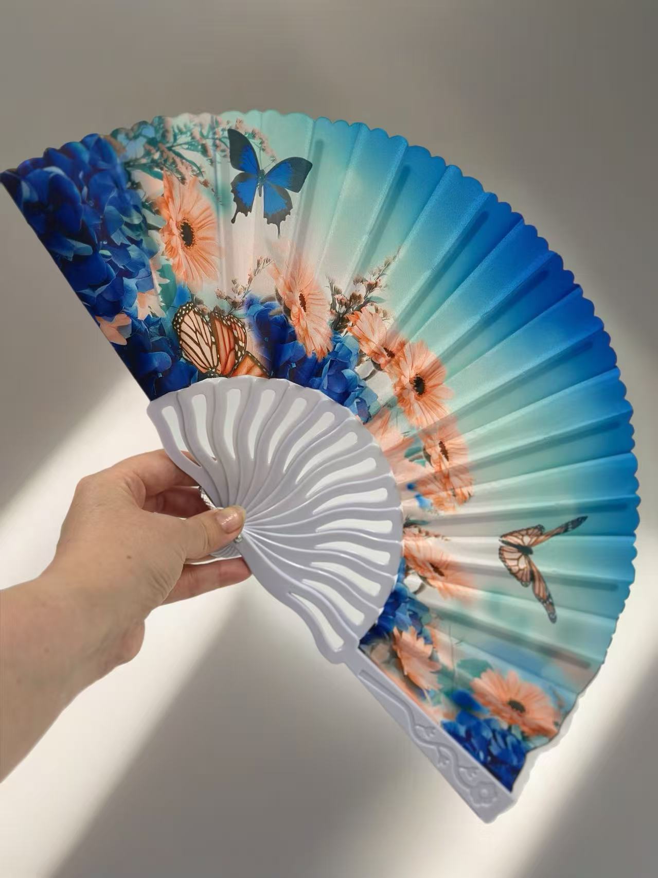 Scenic Nature and Floral Hand Fans