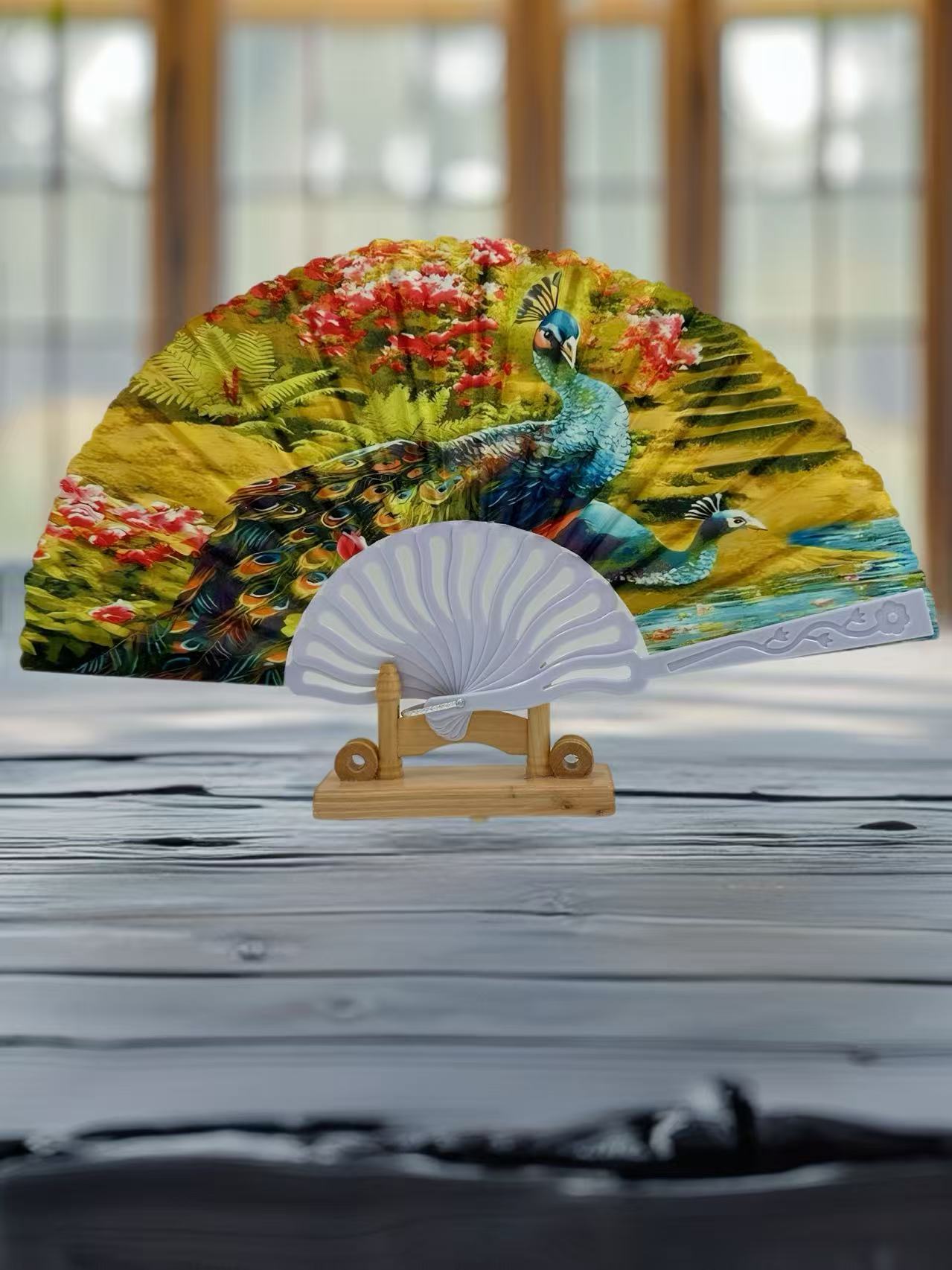 Majestic Birds and Nature-Inspired Hand Fans
