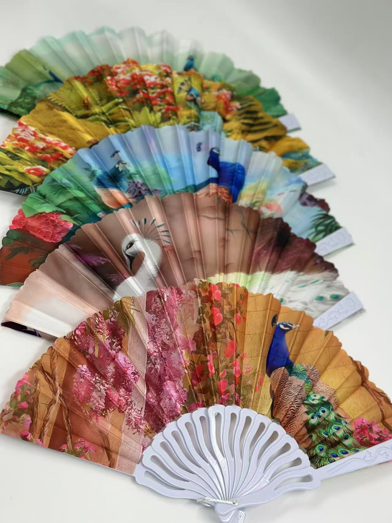 Majestic Birds and Nature-Inspired Hand Fans