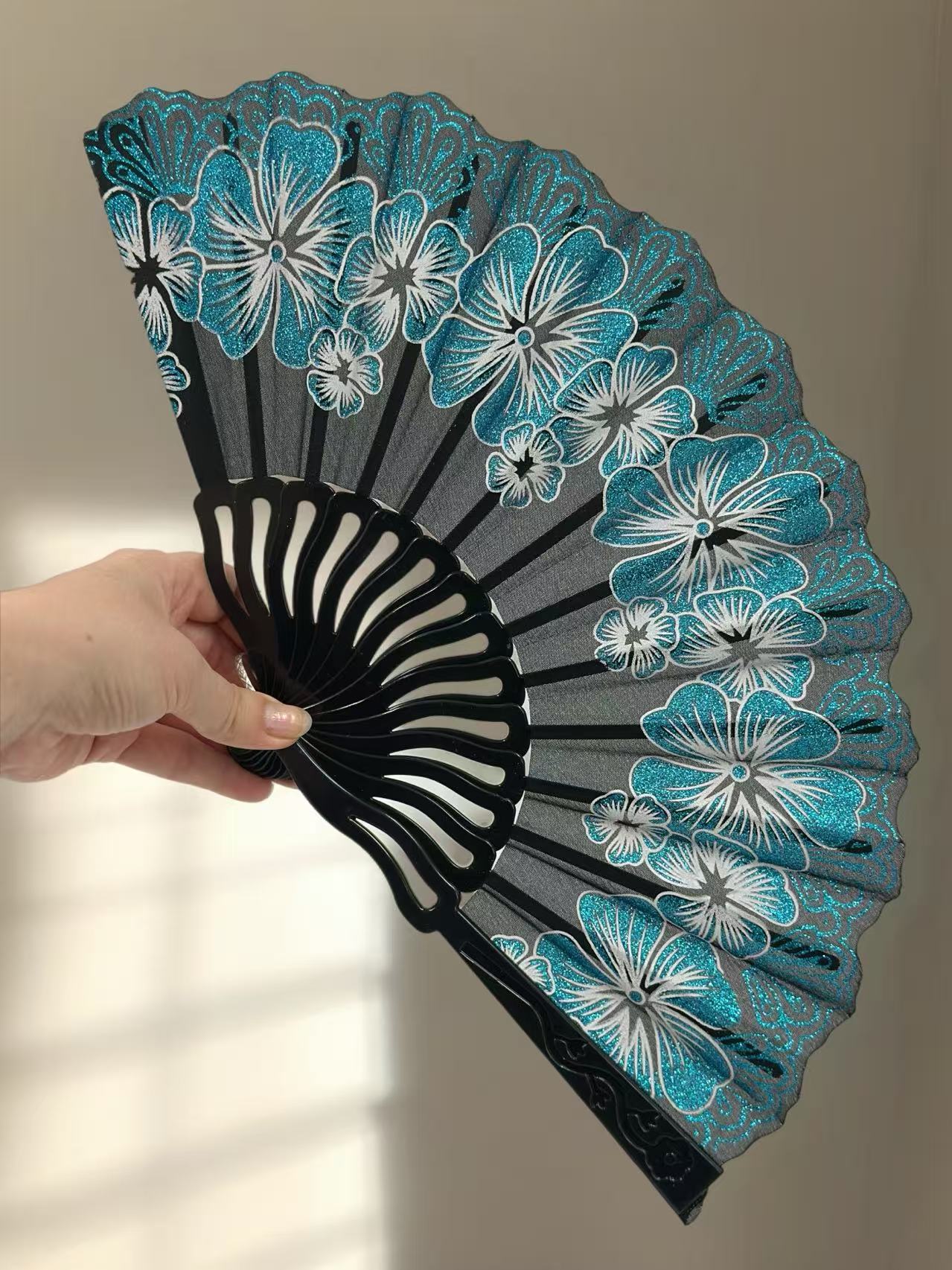 Elegant Hand Fans with Floral Designs