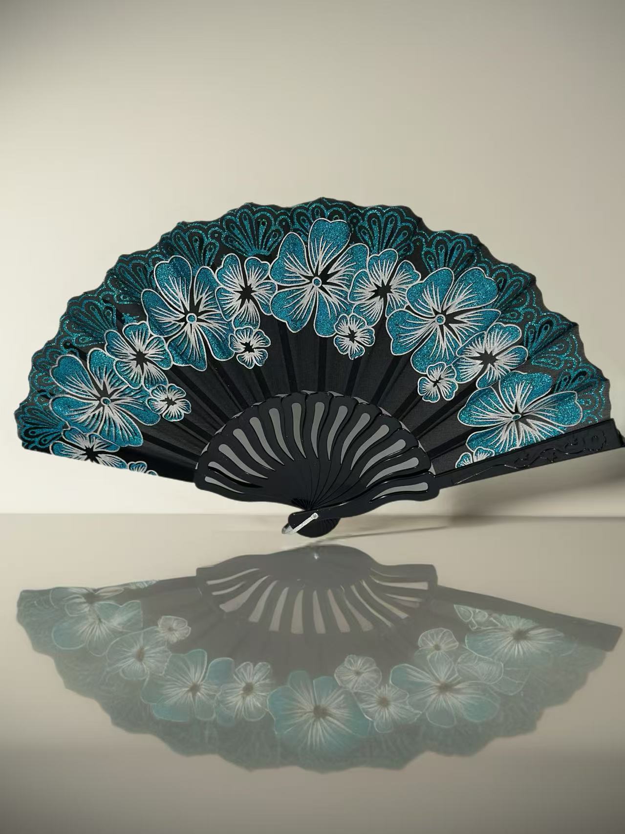 Elegant Hand Fans with Floral Designs