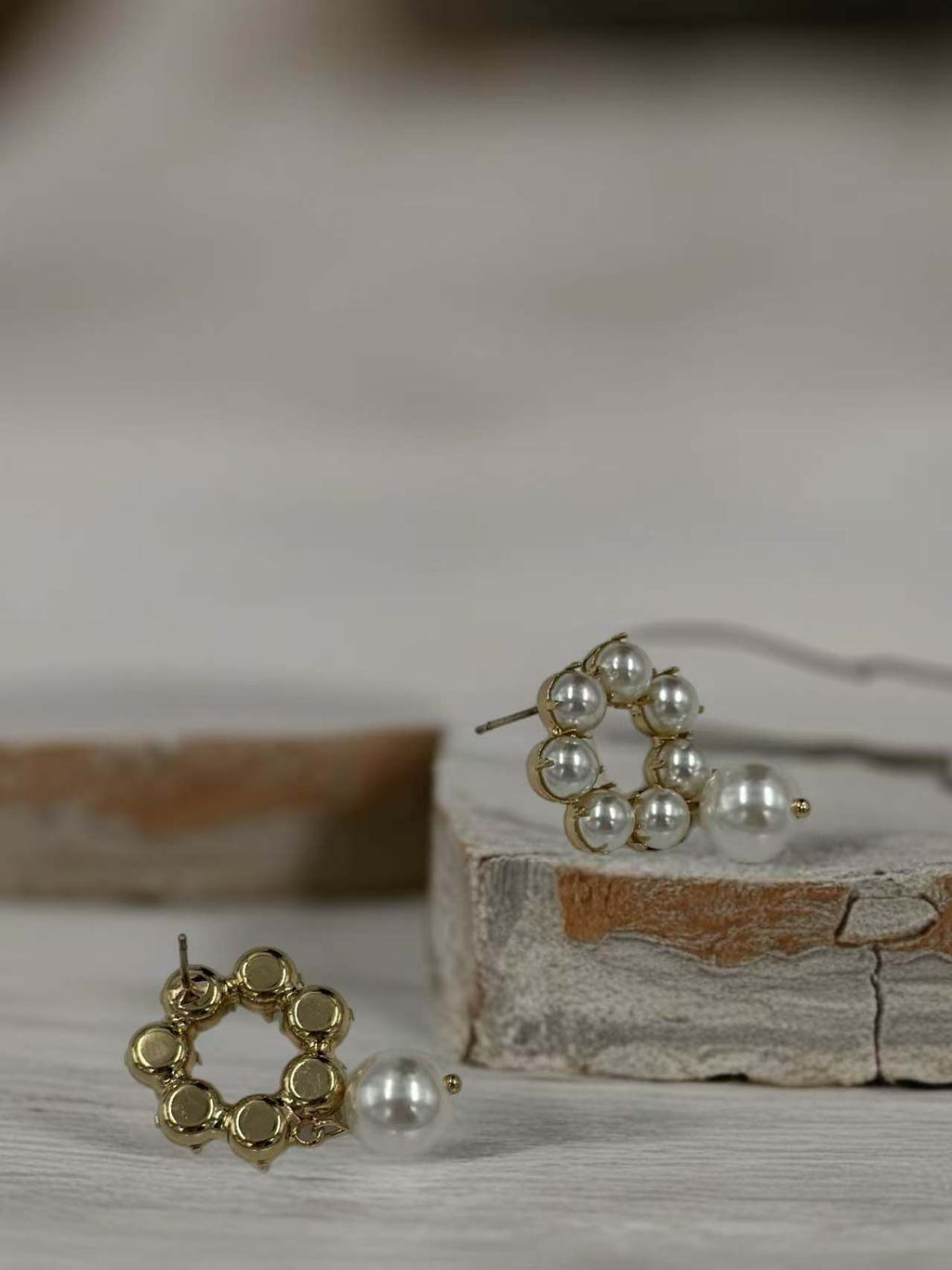 Elegant Circle Drop Earrings