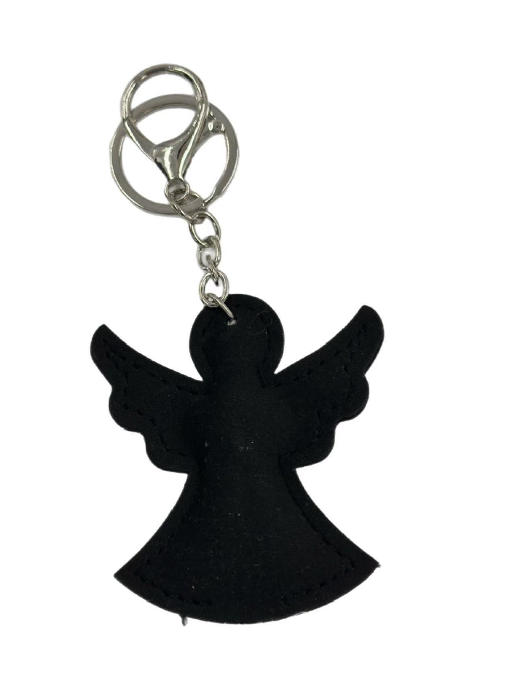 Crystal Angel Keychain – Sparkling Rhinestone Guardian Angel Bag Charm & Key Ring