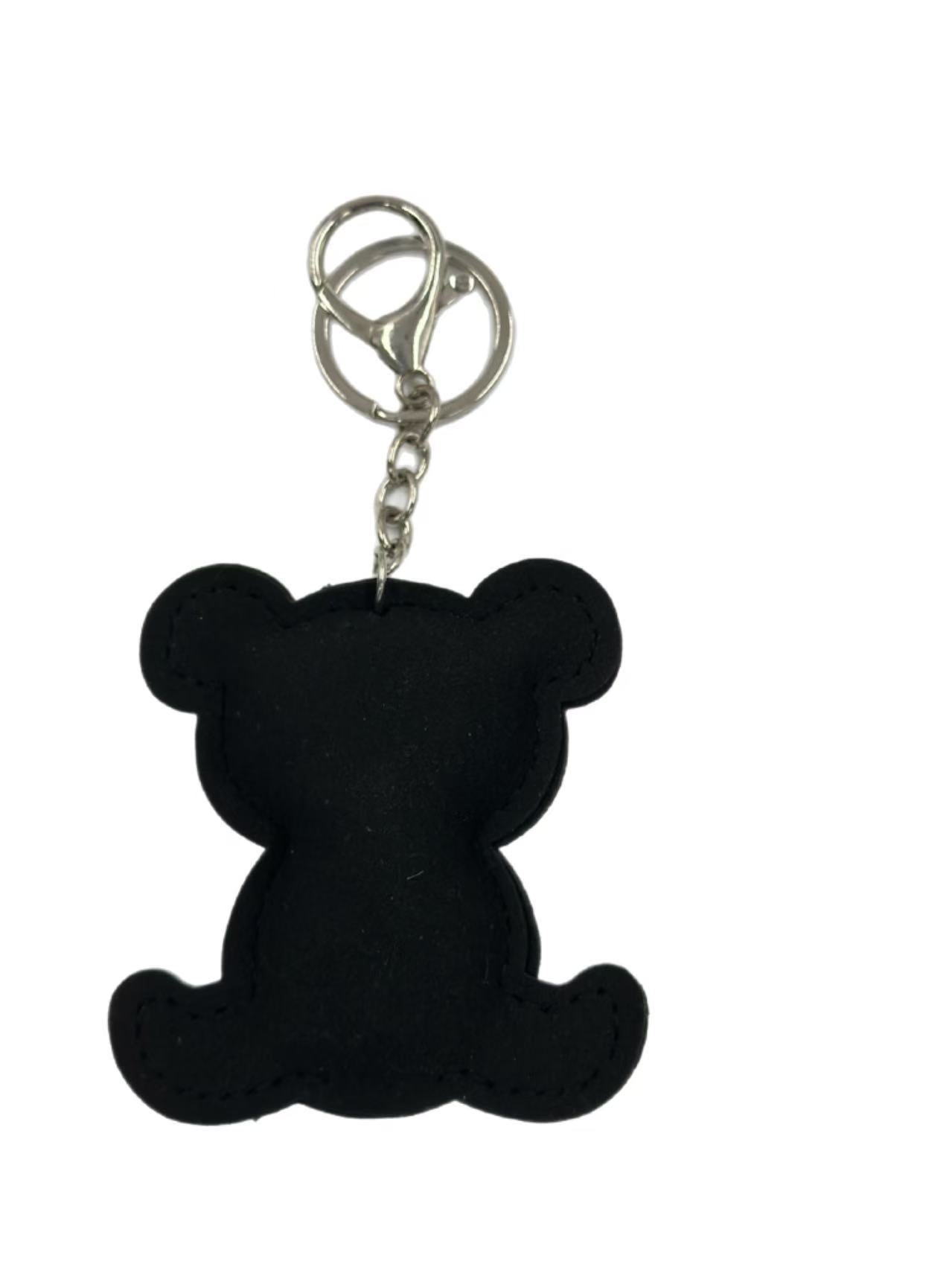 Crystal Panda Keychain with Ice Cream Design