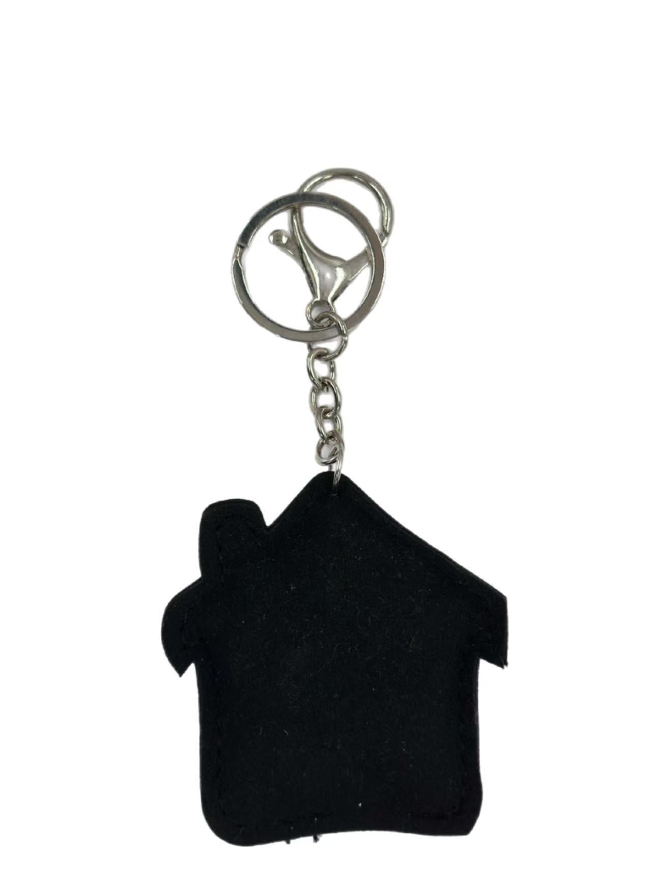 Crystal House Keychain – Sparkling Rhinestone Home Charm
