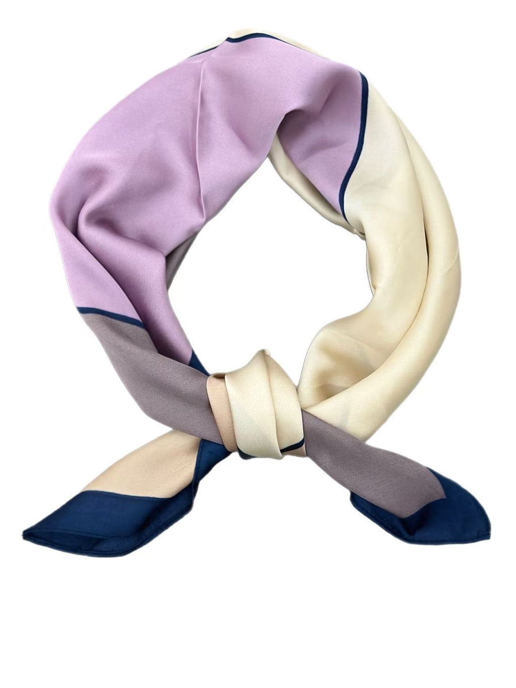 Modern Geometric Color Block Scarf