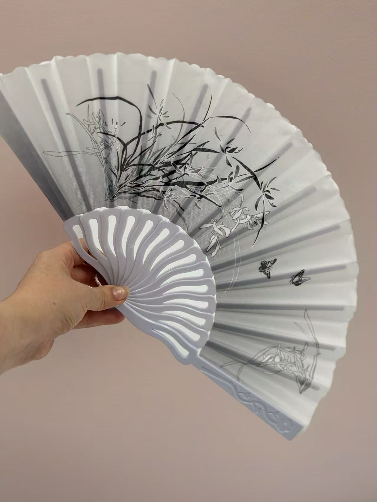 Elegant Floral Hand Fans – Assorted Colors and Designs