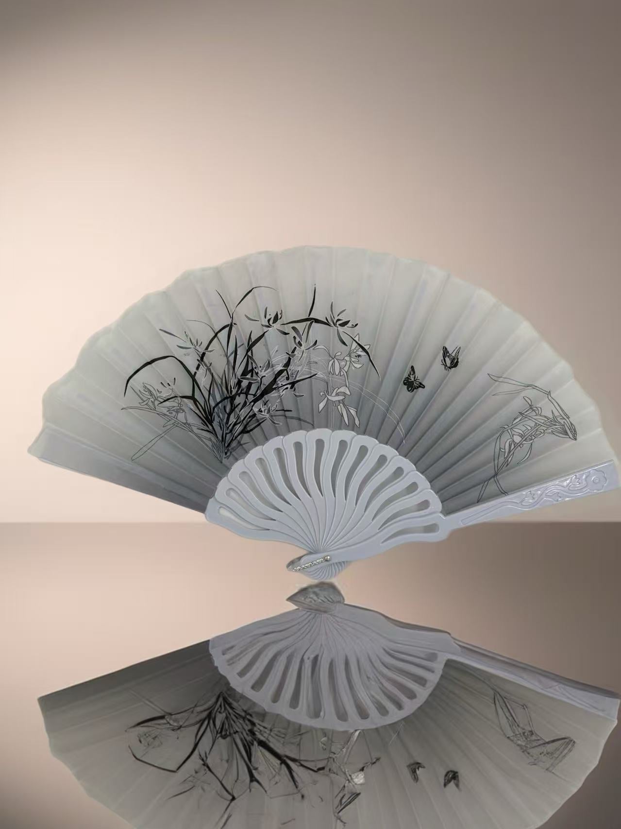 Elegant Floral Hand Fans – Assorted Colors and Designs