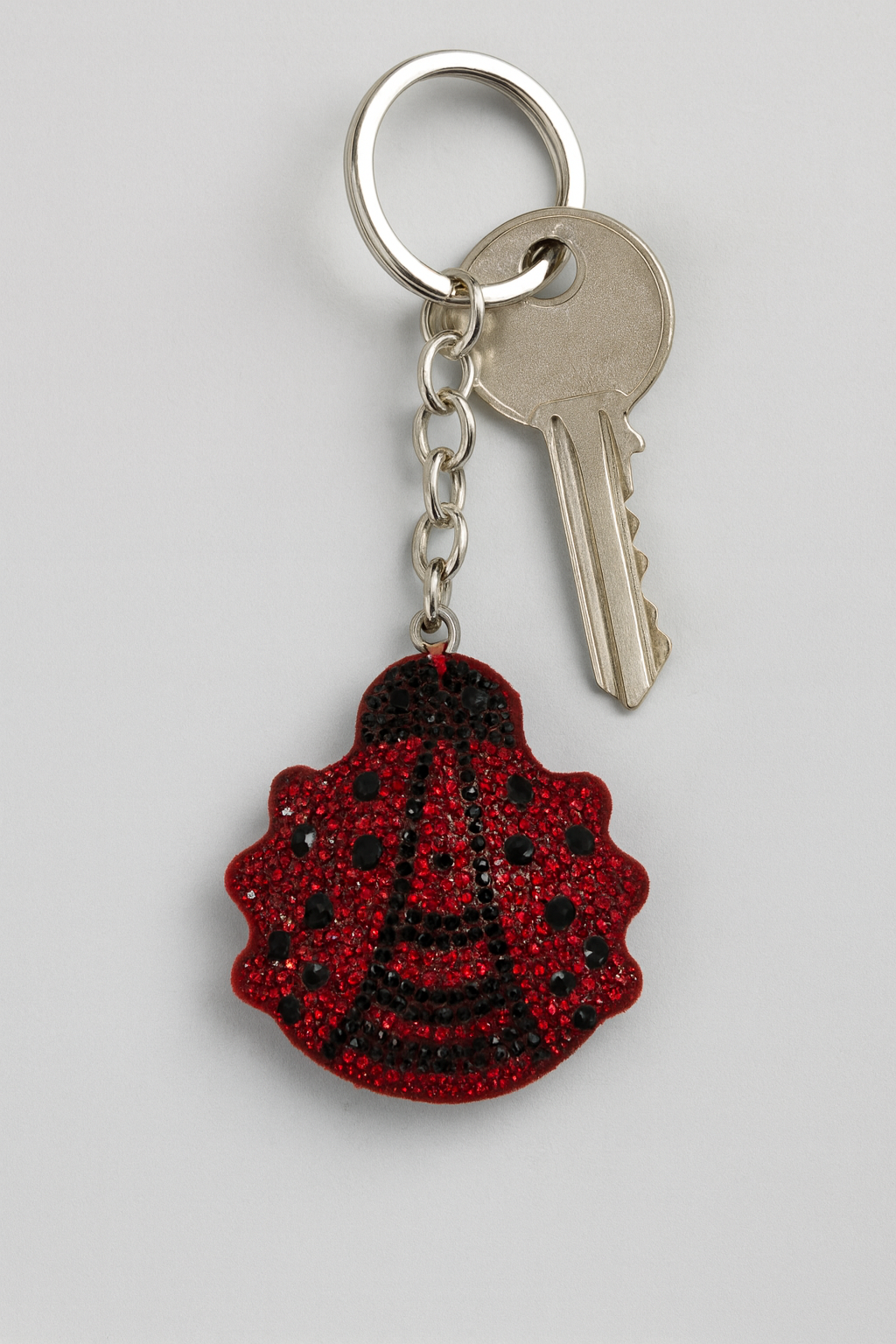 Crystal Ladybug Keychain – Sparkling Red Rhinestone Bag Charm & Key Ring